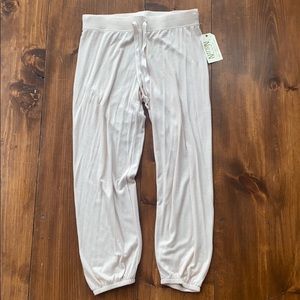 Nation Pink Fleece Joggers